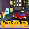 Fast city taxi race legend