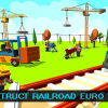 Construct railroad euro train