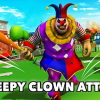 Creepy clown attack