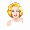 Sexy Monroe Stickers for WhatsApp, WAStickerApps