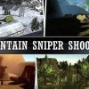 Mountain sniper shooting