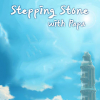 Stepping stone with papa