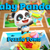 Baby panda\’s puzzle town: Healthy eating