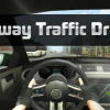 Highway traffic driving