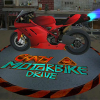 Crazy motorbike drive