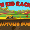 Fun kid racing: Autumn fun