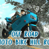 Off road moto bike hill run