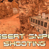 Desert sniper shooting